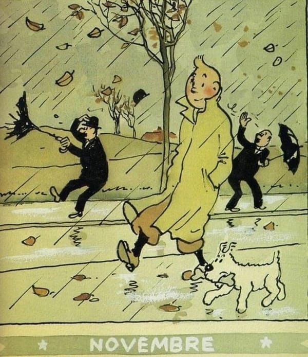 Тинтин, ноябрь 1944