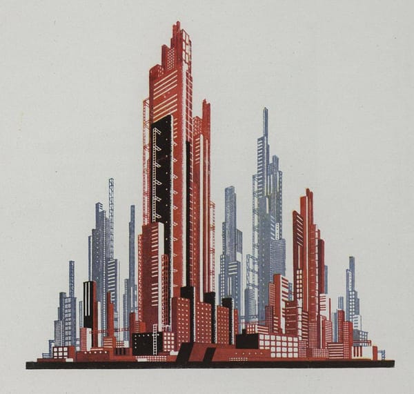 Архитектурные фантазии Якова Георгиевича Чернихова, 1930-е