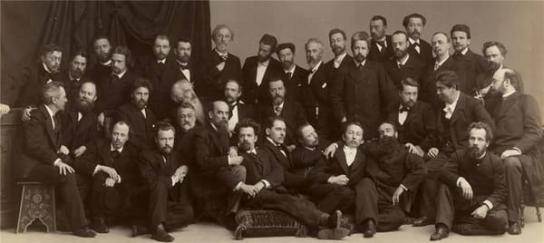 Группа художников XXV Передвижной выставки, 1897 год