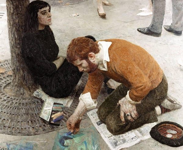 Гелий Коржев «Художник», 1961 год