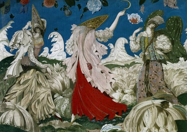 Сергей Чахонин Обложка журнала «Жар-птица», 1912 год