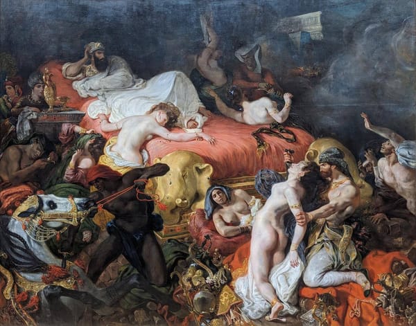 Эжен Делакруа «Смерть Сарданапала», 1827