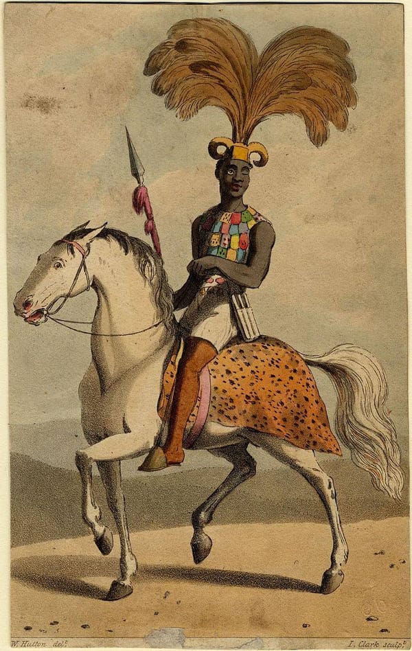 Африканский всадник Уильям Хантон, 1820